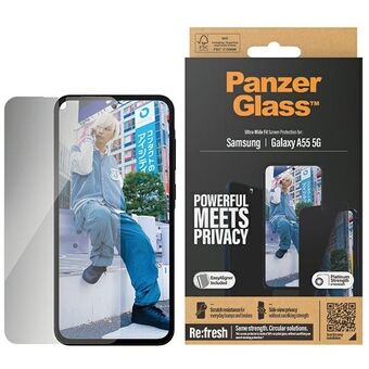 PanzerGlass Ultra-Wide Fit Sam A55 5G A556 Personvern Skjermbeskyttelse Inkludert Enkel Innretning P7358