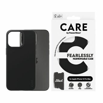 CARE by PanzerGlass Fryktløst Moteriktig Deksel iPhone 15 Pro Max 6,7" svart/black 1432