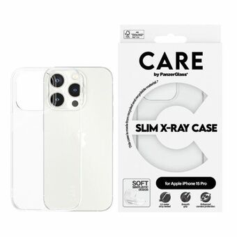 CARE by PanzerGlass Slim X-Ray Case iPhone 15 Pro 6,1" klar/gjennomsiktig 1434