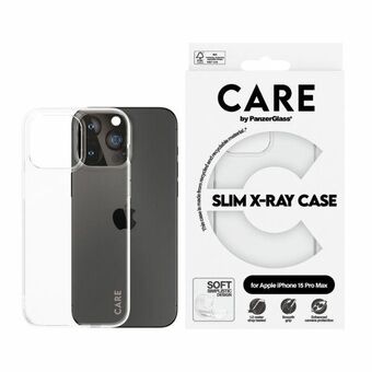 CARE by PanzerGlass Slim X-Ray Etui iPhone 15 Pro Max 6,7" gjennomsiktig/transparent 1436