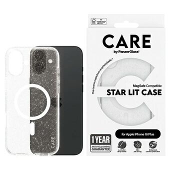 CARE by PanzerGlass Flagship Star Lit Case iPhone 16 Plus 6,7" hvit/white MagSafe 1343