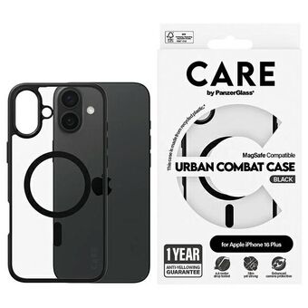 CARE by PanzerGlass Flagship Urban Etui iPhone 16 Plus 6,7" svart/black MagSafe 1359