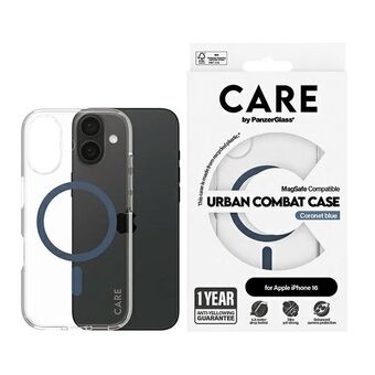 CARE by PanzerGlass Flagship Case iPhone 16 6,1" blå/blue MagSafe 1365