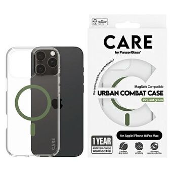 CARE by PanzerGlass Flagship Case iPhone 16 Pro Max 6,9" grønn/green MagSafe 1372