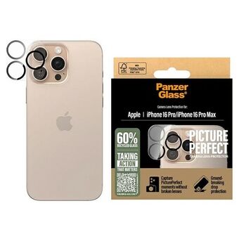 PanzerGlass PicturePerfect Linsebeskytter iPhone 16 Pro 6.3" / 16 Pro Max 6.9" 1280