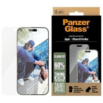 PanzerGlass Skjermbeskytter iPhone 16 Pro Max 6.9" Klassisk Passform 2876