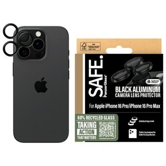 SAFE by PanzerGlass iPhone 16 Pro 6,3" / 16 Pro Max 6,9" Linsebeskytter svart/black SAFE95891