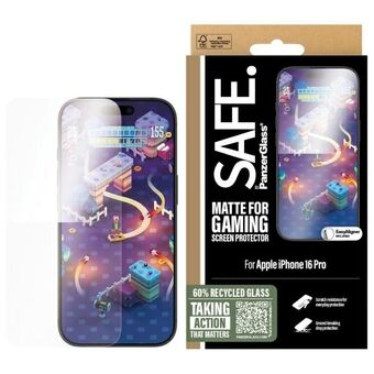 SAFE by PanzerGlass iPhone 16 Pro 6.3" Gaming Skjermbeskytter Ultra-Wide Passform SAFE95887