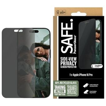 SAFE av PanzerGlass iPhone 16 Pro 6.3" Personvernskjermbeskytter Ultra-Bred Passform SAFEP95876