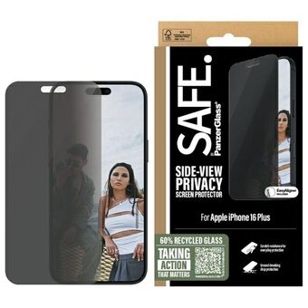 SAFE by PanzerGlass iPhone 16 Plus 6,7" Personvern Skjermbeskytter Ultra-Wide Fit SAFEP95877