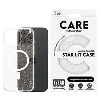 CARE by PanzerGlass Flagship Star Lit Case iPhone 16 Pro Max 6,9" hvit/white MagSafe 1344