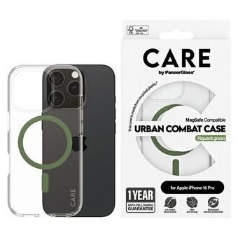 CARE by PanzerGlass Flagship Case iPhone 16 Pro 6,3" grønn/green MagSafe 1370