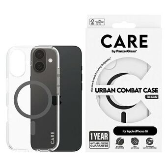 CARE by PanzerGlass Flagship-etui iPhone 16 6,1" svart/black MagSafe 1345