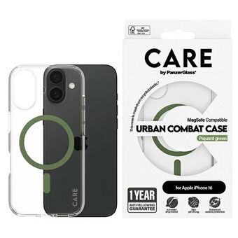 CARE by PanzerGlass Flagship Case iPhone 16 6,1" grønn/green MagSafe 1369