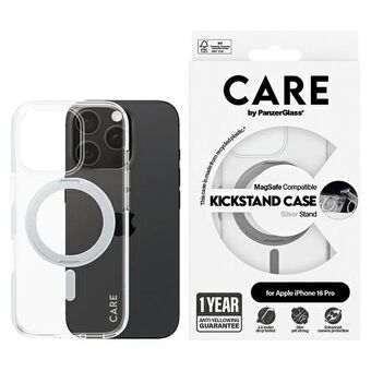 CARE by PanzerGlass Egenskap Støttebeslag Deksel iPhone 16 Pro 6,3" sølv/silver MagSafe 1326