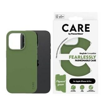 CARE by PanzerGlass Fashion Case iPhone 16 Pro 6,3" grønn/green MagSafe 1386