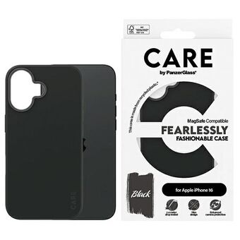 CARE by PanzerGlass Moteetui iPhone 16 6.1" svart/svart MagSafe 1377