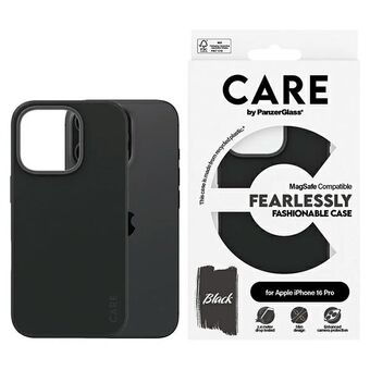 CARE av PanzerGlass Fashion Case iPhone 16 Pro 6.3" svart/black MagSafe 1378