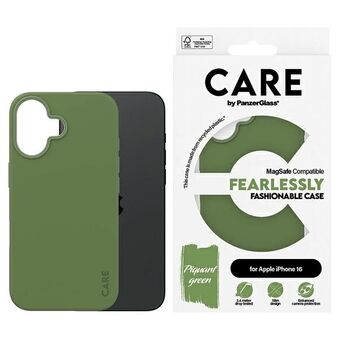 CARE by PanzerGlass Fashion Case iPhone 16 6.1" grønn/green MagSafe 1385