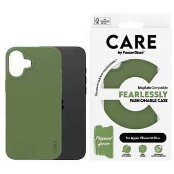 CARE by PanzerGlass Fashion Case iPhone 16 Plus 6,7" grønn/grønn MagSafe 1387