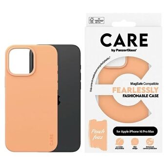 CARE by PanzerGlass Fashion deksel iPhone 16 Pro Max 6,9" fersken/peachy MagSafe 1392