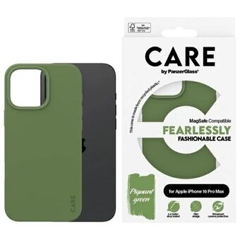 CARE by PanzerGlass Fashion Case iPhone 16 Pro Max 6.9" grønn/green MagSafe 1388