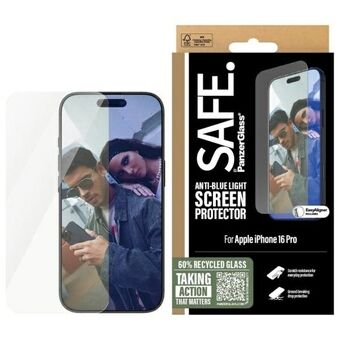 SAFE by PanzerGlass iPhone 16 Pro 6.3" Skjermbeskyttelse Anti-blått Lys SAFE95880