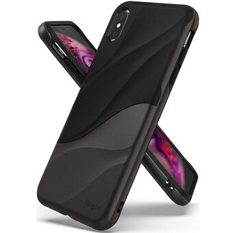 Ringke Wave iPhone Xs Max grå / metallisk krom WVAP0022