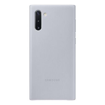 Veske Samsung EF-VN970LJ Note 10 N970 grått / grått skinndeksel