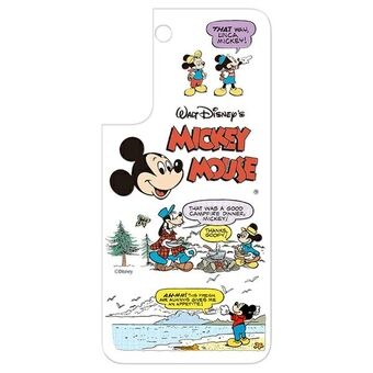 Samsung GP-TOS901HIARW for rammedeksel for Galaxy S22 Disney Mickey hvit / hvit