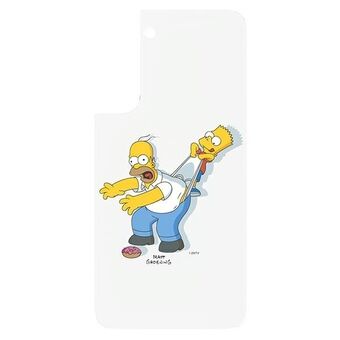 Samsung GP-TOU021HOXYW for rammedeksel for Galaxy S22 Simpsons Homer hvit / hvit