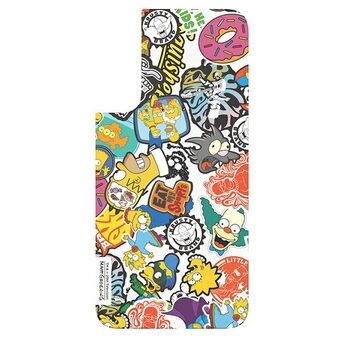 Samsung GP-TOU021HOYYW panel for rammedeksel for Galaxy S22 Simpsons Faces hvit / hvit