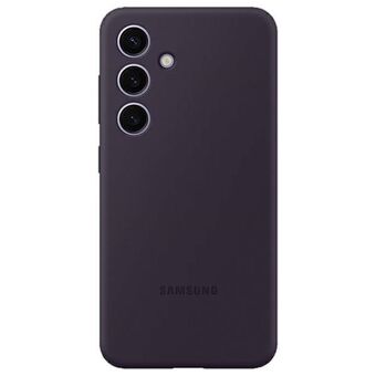 Etui Samsung EF-PS921TEEGWW S24 S921 i mørkfiolett silikonetui