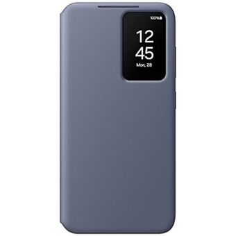 Etuiet Samsung EF-ZS926CVEGWW S24+ S926, i farge fioletowy/violet, er en Smart View Wallet Case.