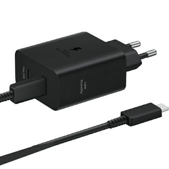 Ład. siec. Samsung EP-T5020XBEGEU PD 50W + kabel USB-C/USB-C 5A 1.8m Super Fast Charge czarny/black

Lader. nettverk. Samsung EP-T5020XBEGEU PD 50W + USB-C/USB-C-kabel 5A 1.8m Super Fast Charge svart/svart