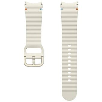 Pasek Sport Band Samsung ET-SNL31LWEGEU til Watch7 / 6 / 5 / 4 20mm M/L kremfarget/cream