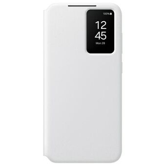 Etui Samsung EF-ZS721CWEGWW S24 FE S721 hvit/white Smart View Wallet-deksel