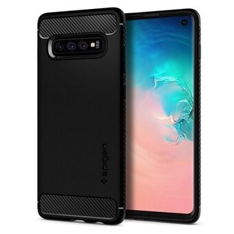 Spigen Rugged Armor Samsung G973 S10, svart/matt sort 605CS25800