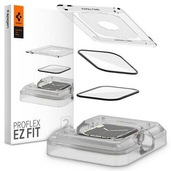 Spigen ProFlex EZ FIT Apple Watch 7 41mm 2szt./2stk. AFL04052 Hybride glass