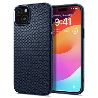 Spigen Liquid Air iPhone 15 6.1" mørkegrå/navy blå ACS06791