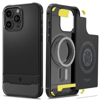 Spigen Rugged Armor MAG iPhone 15 Pro 6,1" Magsafe czarny/matt svart ACS06703