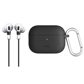 UNIQ veske Vencer AirPods Pro Silikongrå / kull mørkegrå