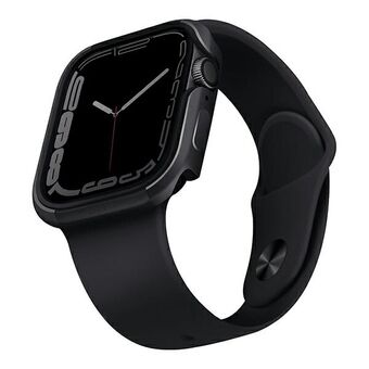 UNIQ-deksel for Valencia Apple Watch Series 4/5/6/7 / SE 40 / 41mm. grafitt / grafitt