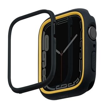 UNIQ-etui Moduo til Apple Watch Series 4/5/6/7/8/9/SE/SE2 40/41mm sort-sennep/midnatt-sennep.