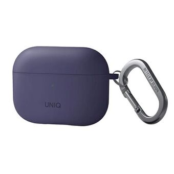 UNIQ veske Nexo AirPods Pro 2 gen + Ørekroker Silikon lilla/figen lilla