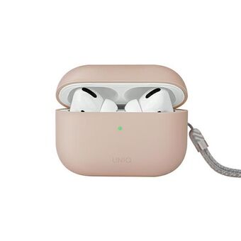 UNIQ-etui for AirPods Pro 2. generasjon i rosa/skjellrosa farge.