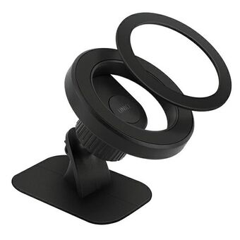 UNIQ magnetisk holder til Trelix Car Dash Mount, svart/midnight black.