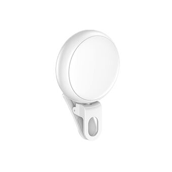 USAMS LED-lampe til selfie hvit/white ZB55D02 (US-ZB055)