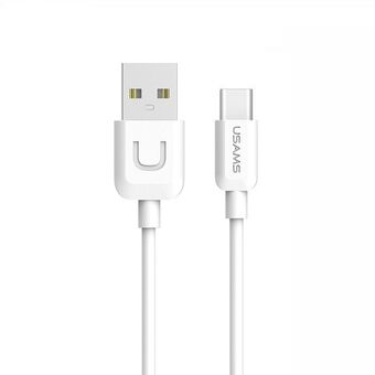 USAMS Kabel U-Turn USB-C 1m hvit 2A TCUSBXD02 (US-SJ099)