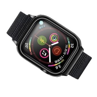 USAMS Pasek z etui Apple Watch 4/5/6/7/ SE 44/45mm. svart/black ZB74IW1 (US-ZB074)